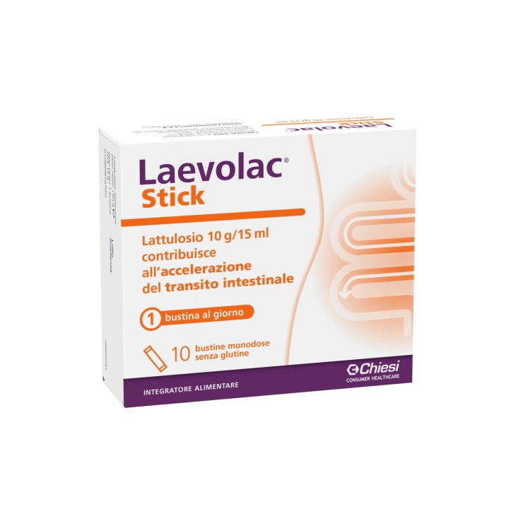 Laevolac Stick Integratore Benessere Intestinale 10 Bustine Monodose - Laevolac Laevolac Stick Integratore Benessere Intestinale 10 Bustine Monodose - Laevolac