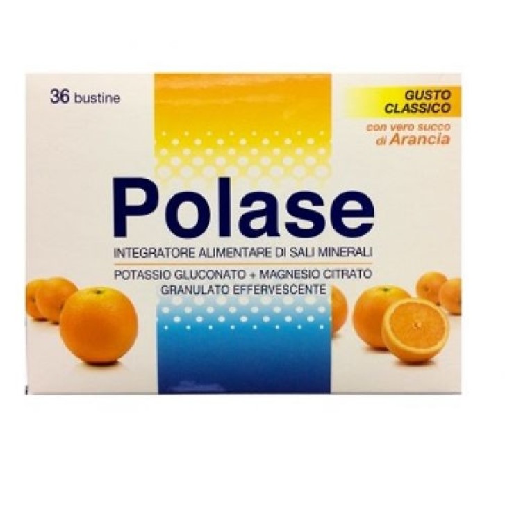 Polase Arancia Integratore Sali Minerali 36 Bustine Effervescenti - Polase
