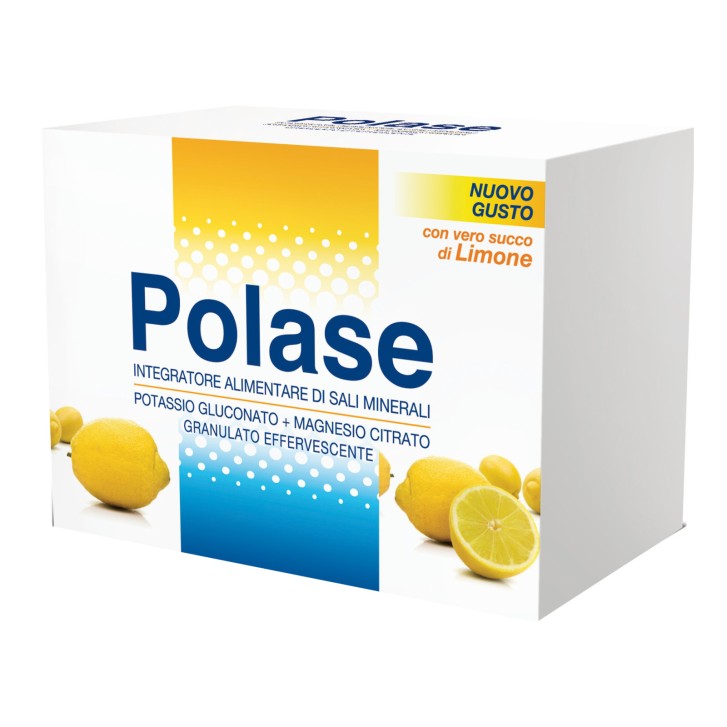 Polase Integratore Alimentare Limone 24 Bustine Effervescenti - Polase Polase Integratore Alimentare Limone 24 Bustine Effervescenti - Polase