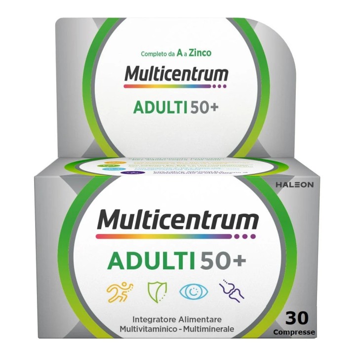 Multicentrum Select 50+ Integratore Multivitaminico Multiminerale 30 Compresse - Multicentrum Multicentrum Select 50+ Integratore Multivitaminico Multiminerale 30 Compresse - Multicentrum