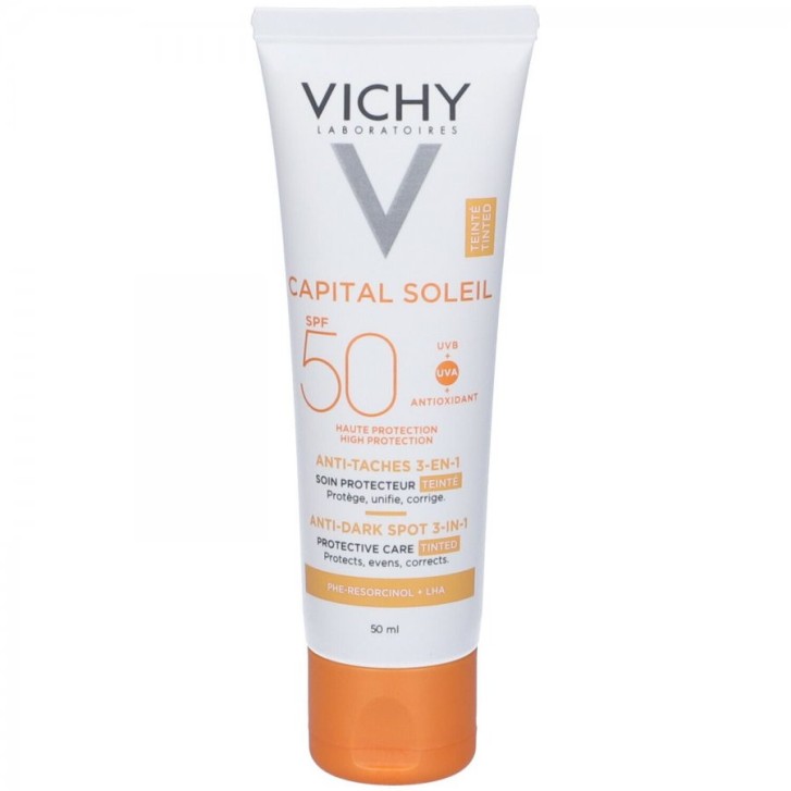 Vichy Ideal Soleil Trattamento Anti-Macchie Colorato SPF50+ 50ml - Vichy