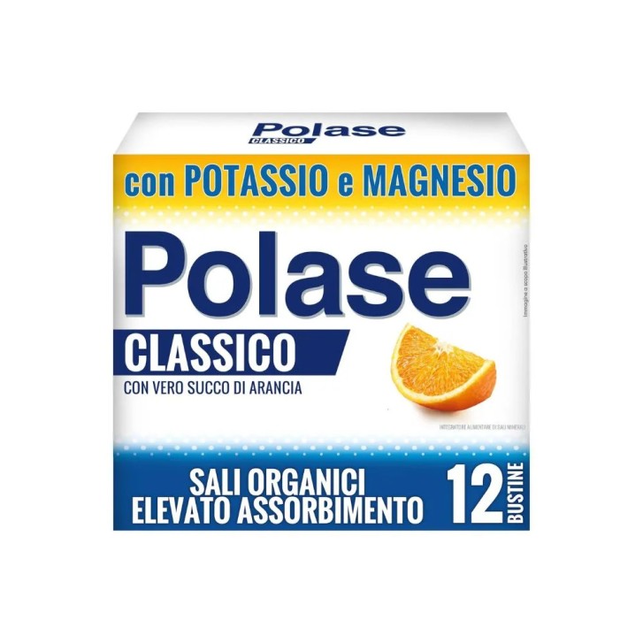 Polase Arancia Integratore di Potassio e Magnesio - 12 Bustine - Polase