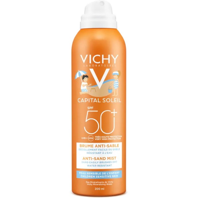 Vichy Idéal Soleil Spray Anti-Sabbia Bambini SPF50 200ml - Vichy Vichy Idéal Soleil Spray Anti-Sabbia Bambini SPF50 200ml - Vichy