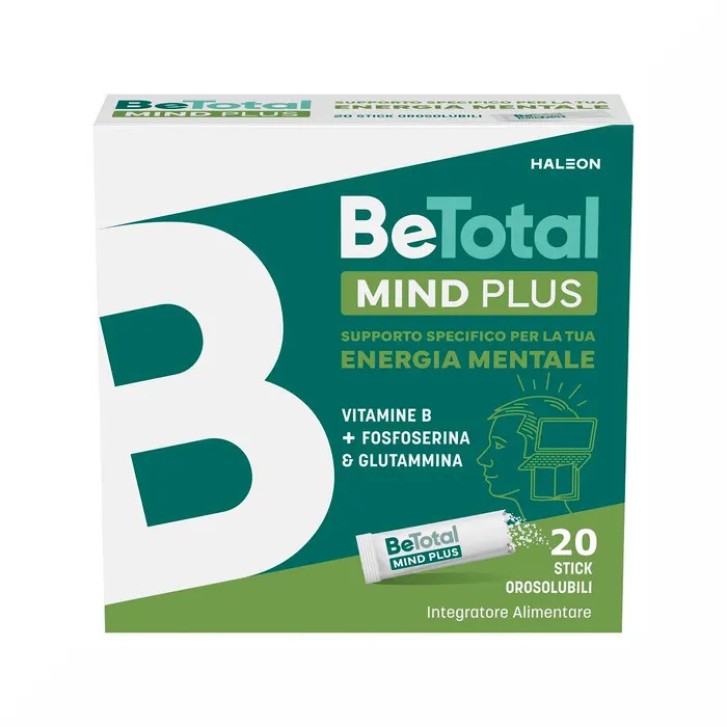 Be-Total Mind Plus Integratore Alimentare per Memoria e Concentrazione 20 Bustine - Be-Total