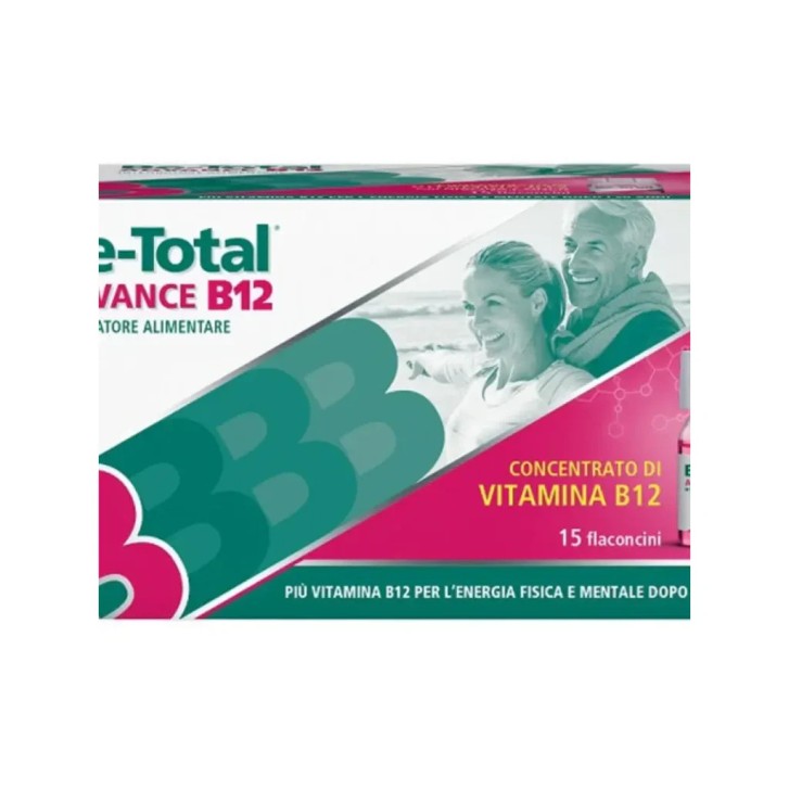 Be-Total Advance B12 Integratore per Stanchezza 15 Flaconcini - BE-TOTAL Be-Total Advance B12 Integratore per Stanchezza 15 Flaconcini - BE-TOTAL