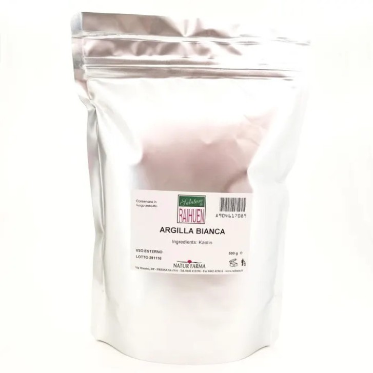 Argilla Bianca Superventilata in Polvere 500g - Natur-Farma
