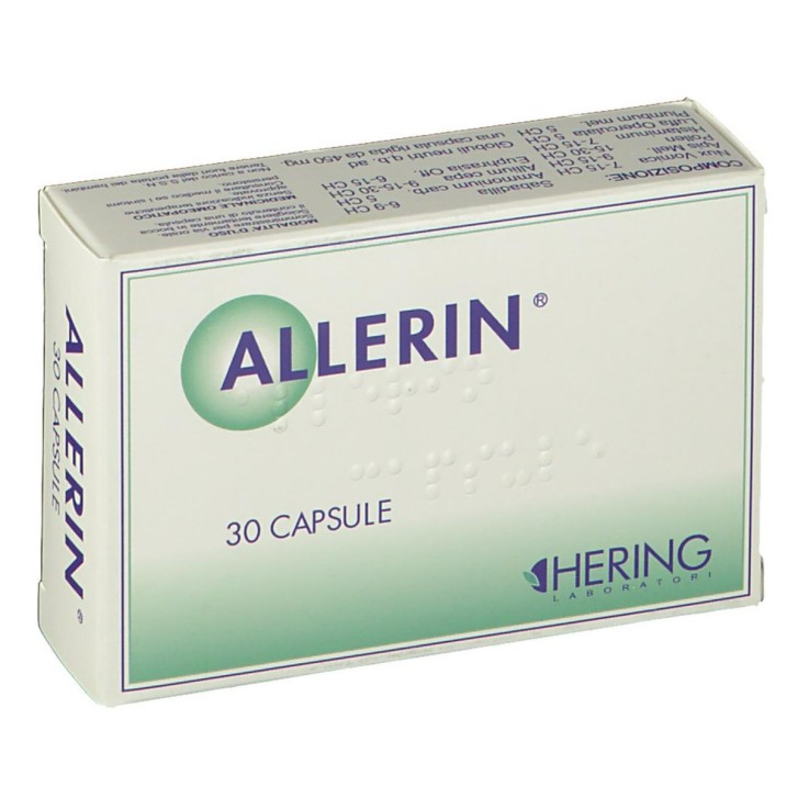 Allerin 450mg Omeopatico per Allergie 30 Capsule - Hering