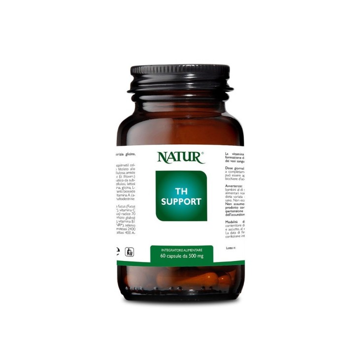 TH Support Integratore con Alga Fucus, Vitamine e Minerali 60 Capsule - Natur Srl