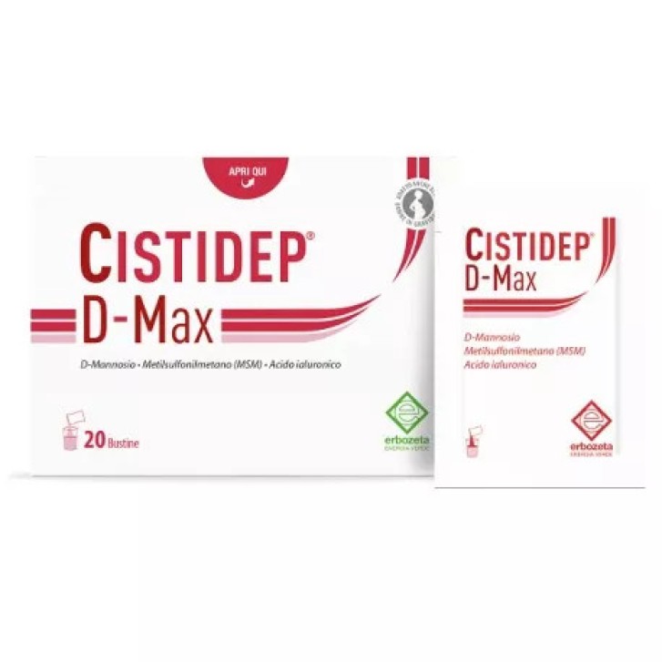 CISTIDEP D-Max Integratore per le Vie Urinarie 20 Bustine - CISTIDEP
