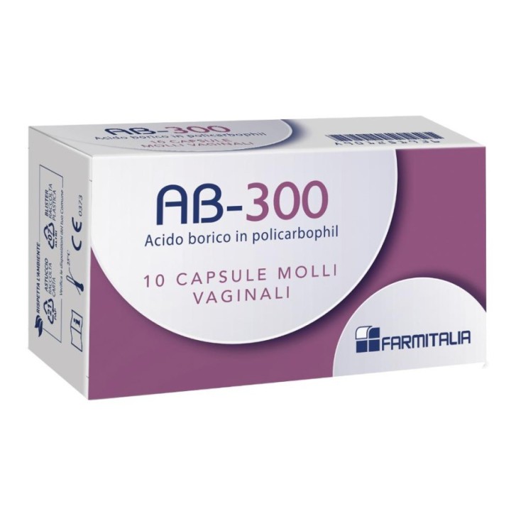 AB 300 Capsule Vaginali per Micosi Recidivanti 10pz - Finderm AB 300 Capsule Vaginali per Micosi Recidivanti 10pz - Finderm
