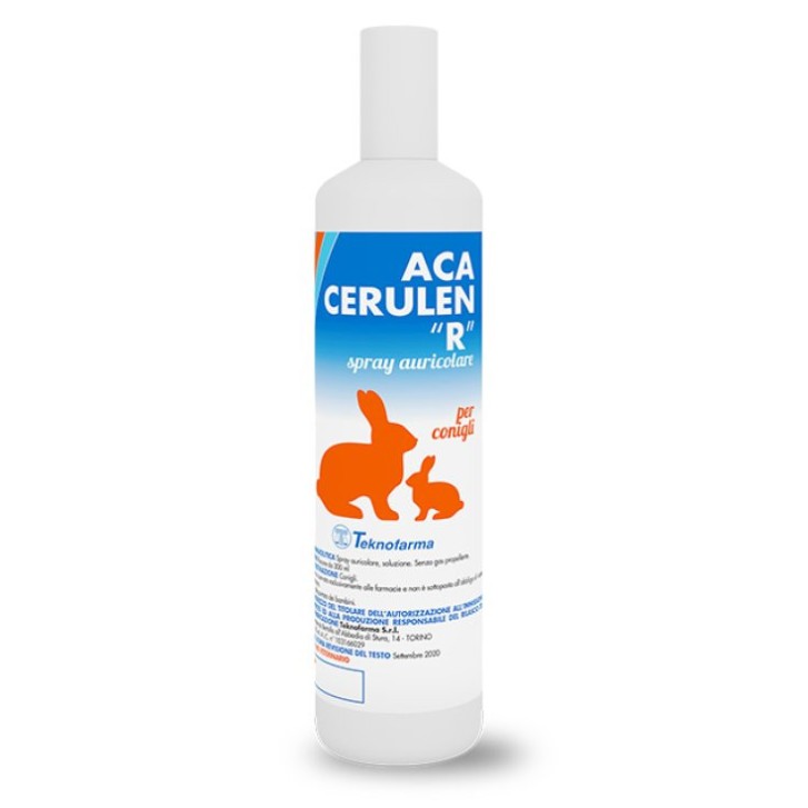 Aca Cerulen R Spray Auricolare Conigli 300ml - Teknofarma