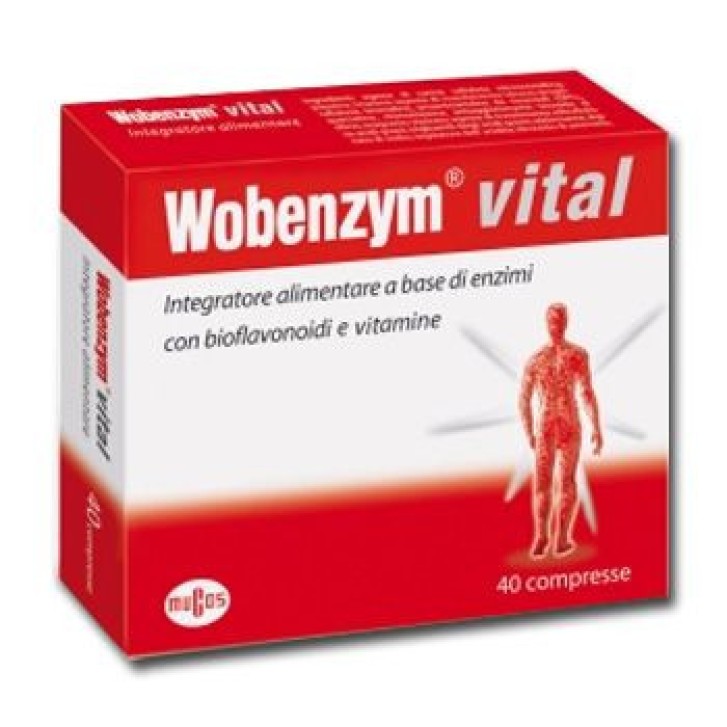 Wobenzym Vital Integratore benessere ossa, muscoli e cartilagini - 120 compresse 