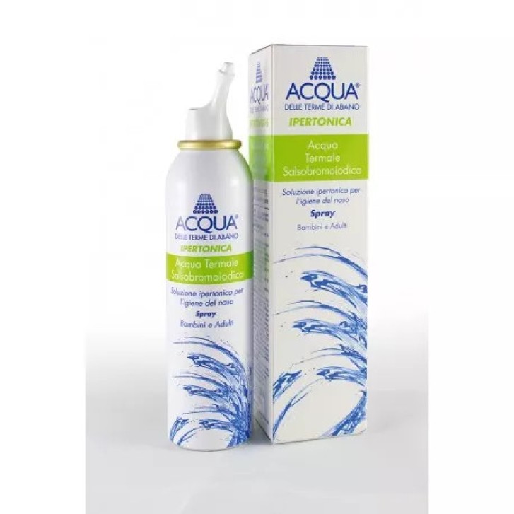 Acqua Termale Ipertonica Spray per Igiene Nasale 125 ml - Terme di Abano Acqua Termale Ipertonica Spray per Igiene Nasale 125 ml - Terme di Abano