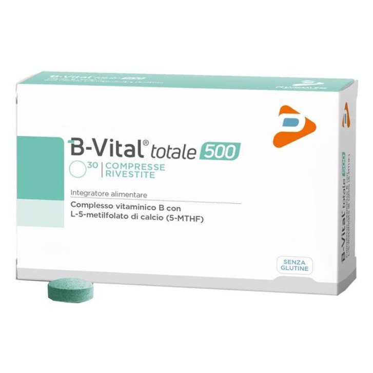 B-Vital Totale 500 Integratore Vitamine Gruppo B 30 Compresse - Pharma Line