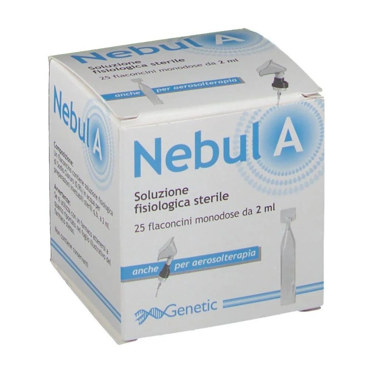 Nebul Soluzione Fisiologica Monodose 25 Flaconcini 2ml - Nebul