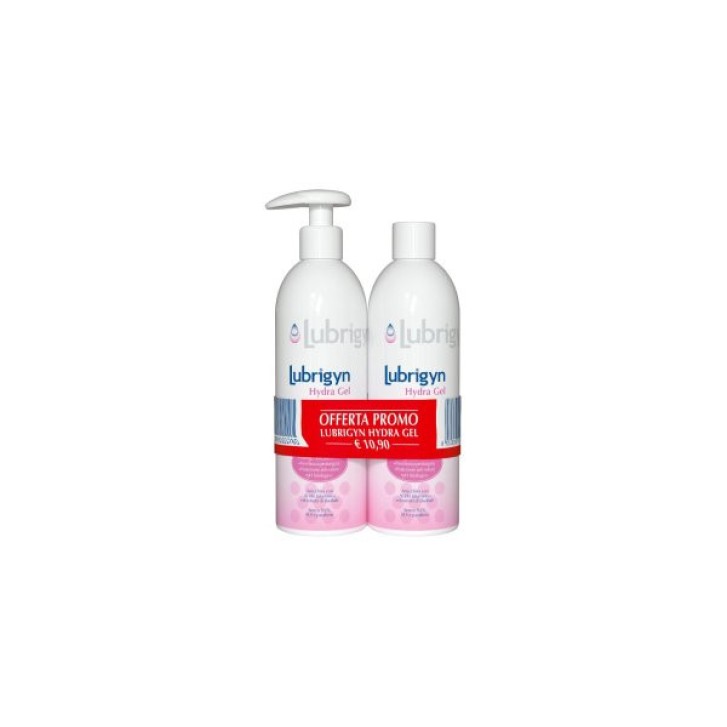 Lubrigyn Hydra Gel Duo Detergente Intimo Delicato 400 ml + 400 ml - Uniderm Farmaceutici