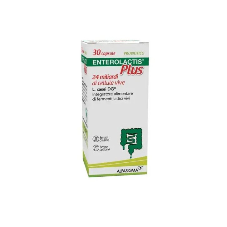 Enterolactis Plus Integratore Probiotico Avanzato 30 Capsule - Enterolactis Enterolactis Plus Integratore Probiotico Avanzato 30 Capsule - Enterolactis