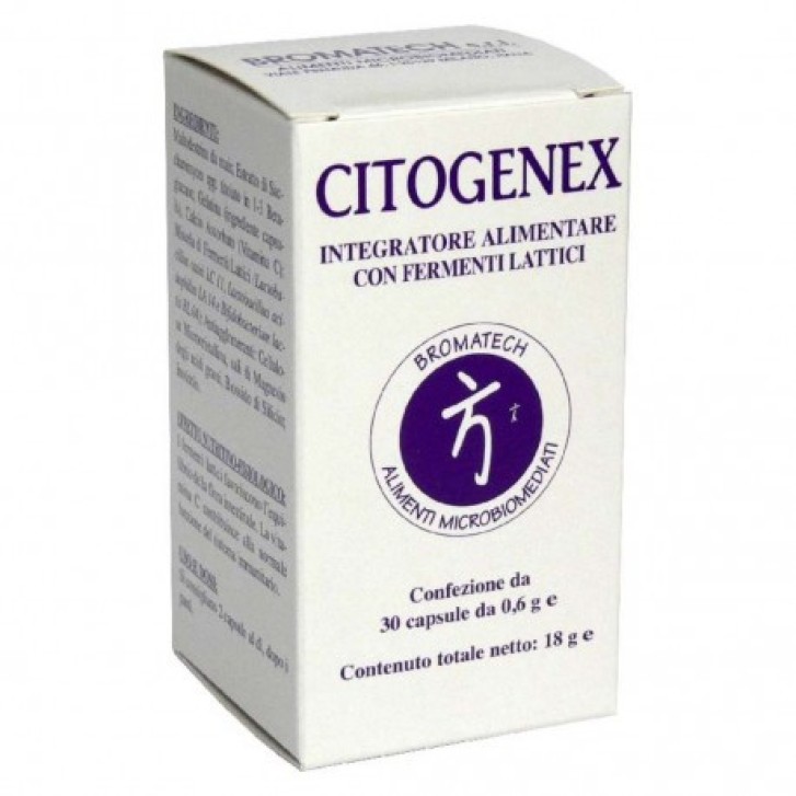 Citogenex Integratore Alimentare Fermenti Lattici 30 Capsule - Bromatech