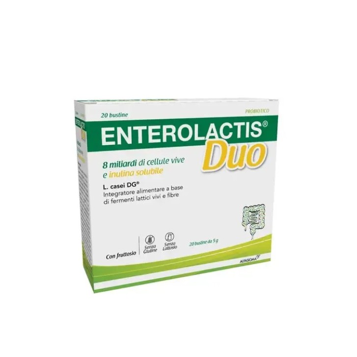 Enterolactis Duo Integratore Probiotico Inulina 20 Bustine - Enterolactis Enterolactis Duo Integratore Probiotico Inulina 20 Bustine - Enterolactis