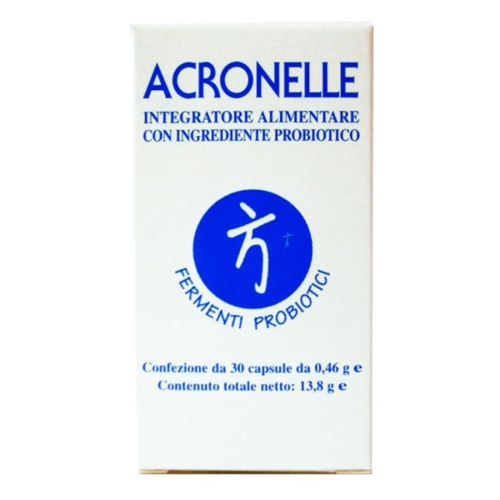 Acronelle 30 Capsule Integratore Alimentare per Flora Intestinale - Bromatech Acronelle 30 Capsule Integratore Alimentare per Flora Intestinale - Bromatech