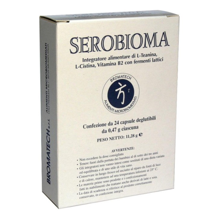 Serobioma Integratore Alimentare per Flora Intestinale 24 Capsule - Bromatech