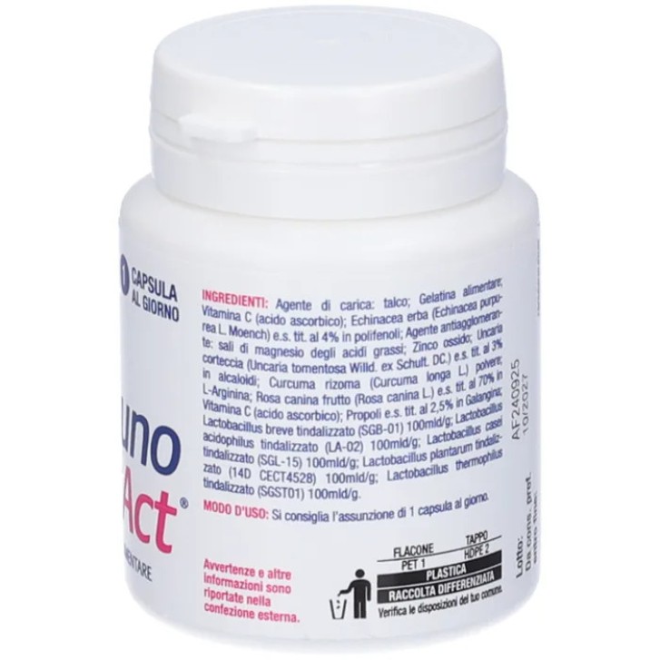 Immuno Forte Act Integratore Sistema Immunitario 30 Capsule - F&F
