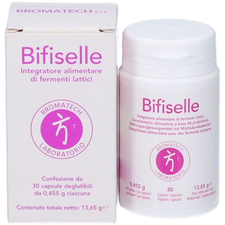 Bifiselle Integratore Fermenti Lattici per Flora Intestinale 30 Capsule - BIFISELLE Bifiselle Integratore Fermenti Lattici per Flora Intestinale 30 Capsule - BIFISELLE
