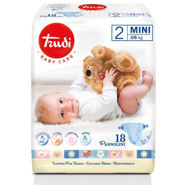 Trudi Baby Care Pannolini Mini 3-6kg 18 Pezzi - SILC S.p.A.