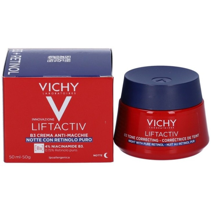 Vichy LiftActiv B3 Crema Notte Anti-Macchie con Retinolo Puro 50ml - Vichy