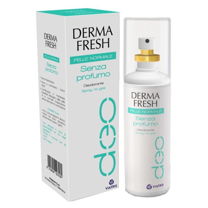 Deodorante Spray Pelle Normale Senza Profumo 100ml - DermaFresh Deodorante Spray Pelle Normale Senza Profumo 100ml - DermaFresh