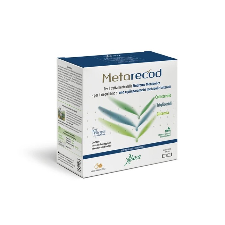 Metarecod Granulato per Sindrome Metabolica 40 Bustine - Aboca Metarecod Granulato per Sindrome Metabolica 40 Bustine - Aboca
