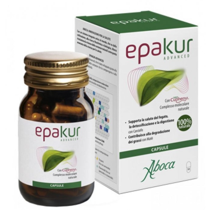 Epakur Advanced Integratore Benessere Fegato 50 Capsule - Aboca Epakur Advanced Integratore Benessere Fegato 50 Capsule - Aboca