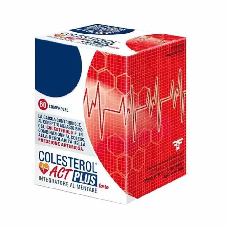 Colesterol Act Plus Forte Integratore Metabolismo Colesterolo 60 Compresse - F&F