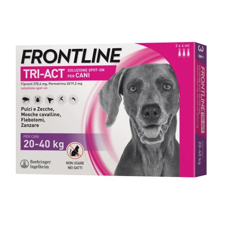 Frontline Tri-Act Soluzione Spot-On Cani 20-40 kg - Frontline