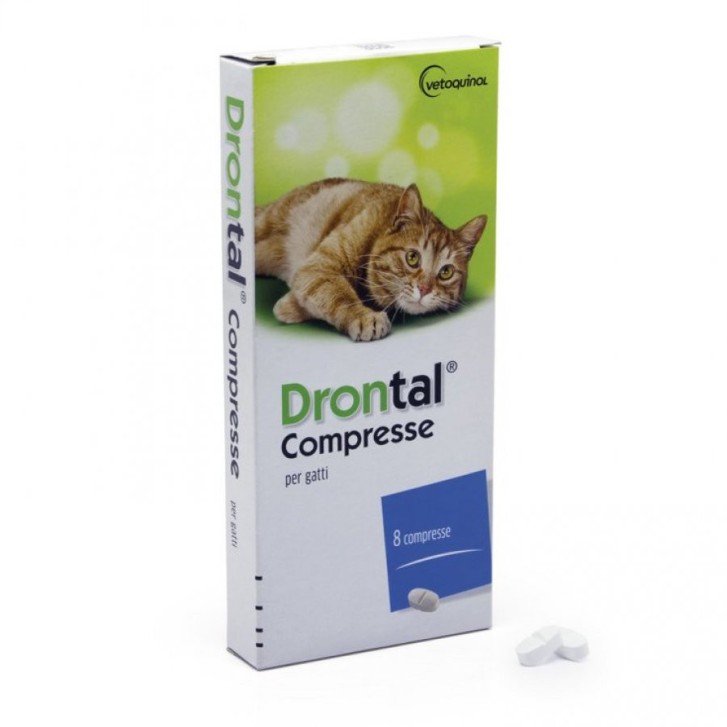 Drontal Gatto 8 Compresse Appetibili Antielmintico - Drontal