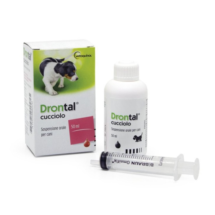 Drontal Cucciolo Sospensione Orale Antielmintico Cani 50ml - Drontal