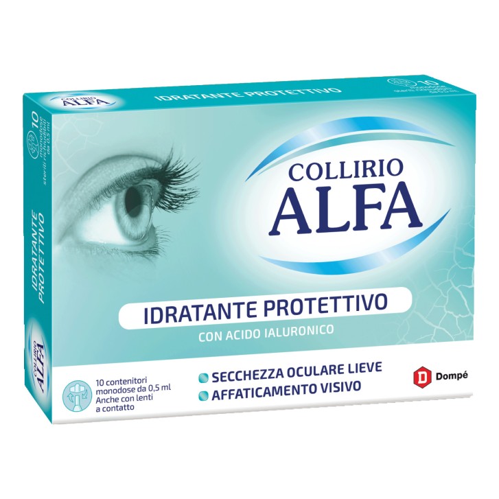 Collirio Idratante Protettivo Monodose 10 Flaconcini - Collirio Alfa