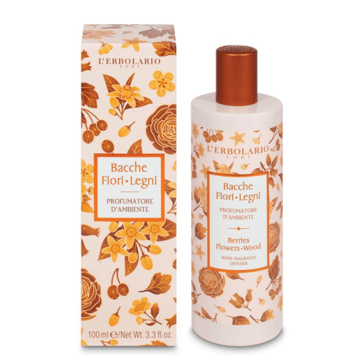 Profumatore D\'Ambiente Bacche Fiori Legni 100ml - L\'Erbolario