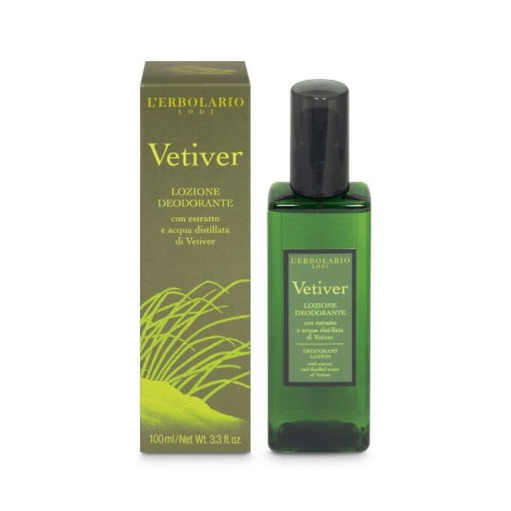 L\'Erbolario Vetiver Lozione Deodorante 100 ml - L\'Erbolario L\'Erbolario Vetiver Lozione Deodorante 100 ml - L\'Erbolario