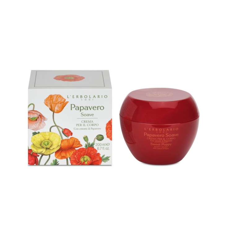 Crema Corpo Papavero Soave 200 ml - L\'Erbolario Crema Corpo Papavero Soave 200 ml - L\'Erbolario