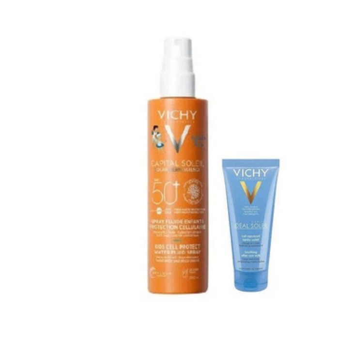 Vichy Cell Protect Kids Spray Solare Bambino 200ml e Doposole 100ml - Vichy