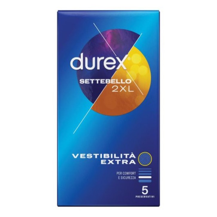 Settebello 2XL 5 Pezzi - Durex Settebello 2XL 5 Pezzi - Durex