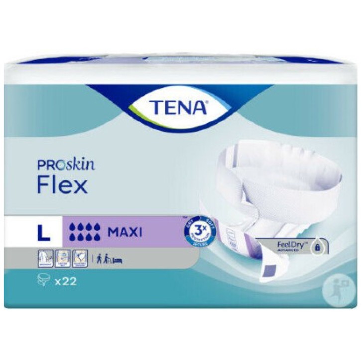 TENA Pannolone Incontinenza Flex Maxi Large 22 Pezzi - TENA
