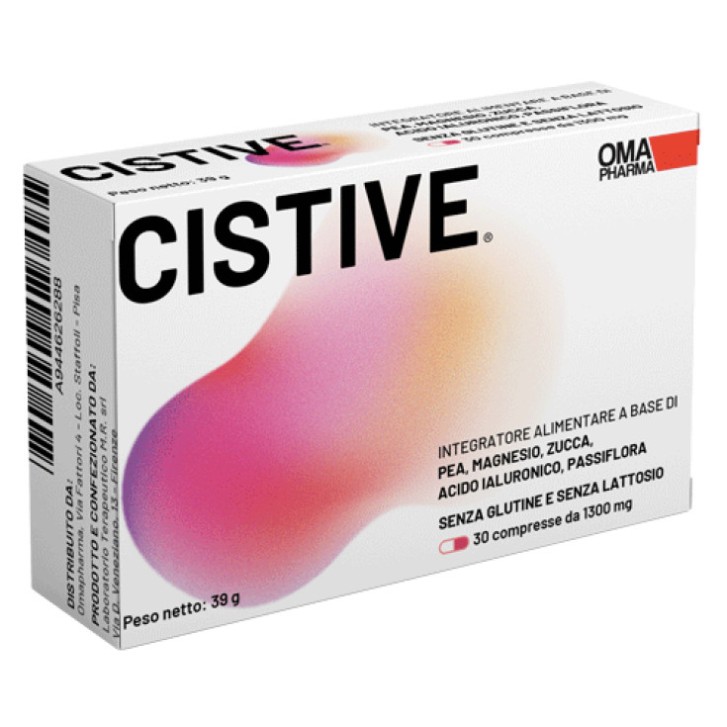 Cistive Integratore per Vie Urinarie 30 Compresse - OMAPHARMA Cistive Integratore per Vie Urinarie 30 Compresse - OMAPHARMA