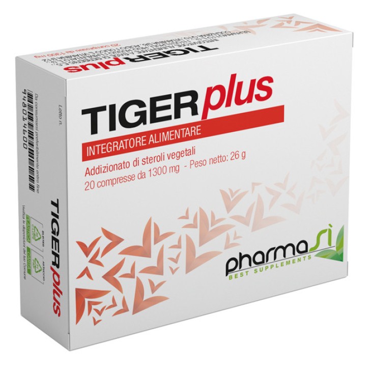Tiger Plus Integratore per Colesterolo 20 Compresse - Pharmasi