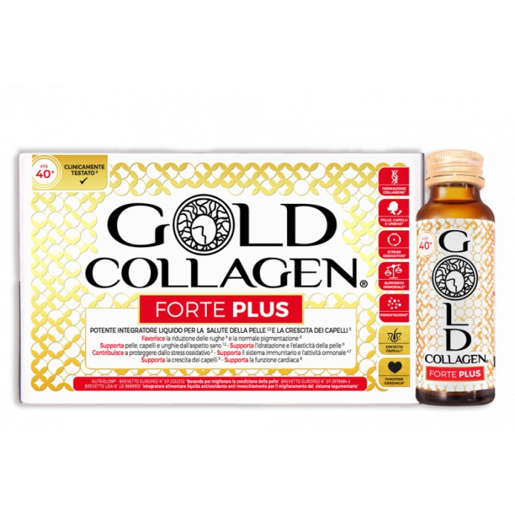 Gold Collagen Forte Plus Integratore Anti-Età in Flaconcini - Gold Collagen