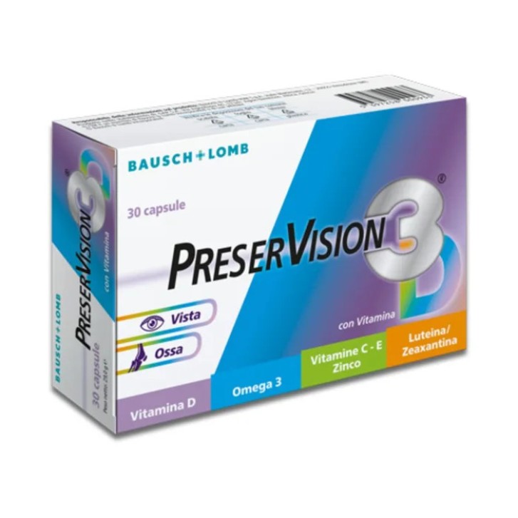 Preservision 3D Integratore per la Vista 30 Capsule Molli - Preservision