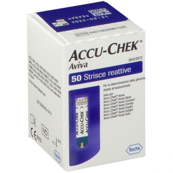 Accu-Chek Aviva Strisce Reattive 50 Pezzi - Accu-Chek Accu-Chek Aviva Strisce Reattive 50 Pezzi - Accu-Chek