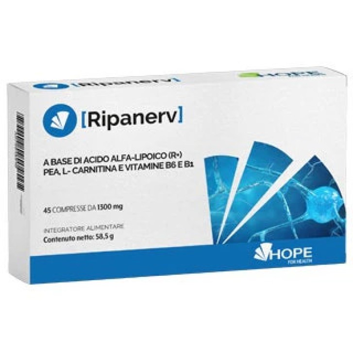 Ripanerv 45 Compresse Integratore con L-Carnitina, Acido Lipoico e Vitamine - Hope