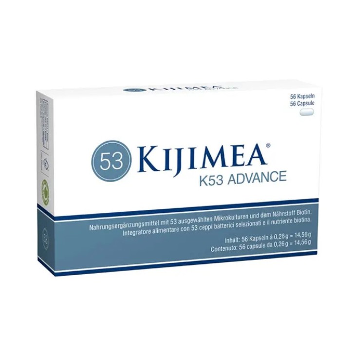 Kijimea K53 Advance Integratore con 53 Ceppi Batterici 56 Capsule - Kijimea